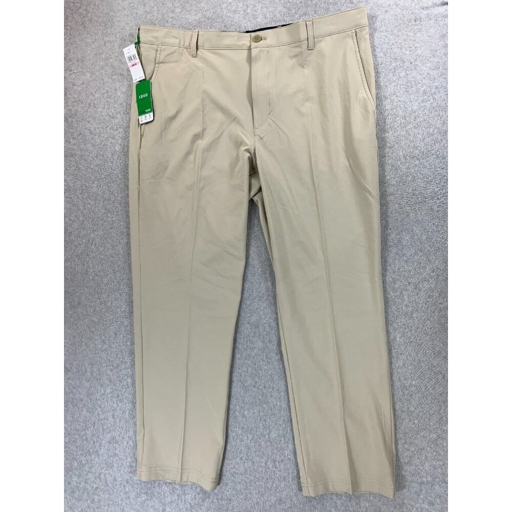 NWT Izod Swing Flex Performance Golf Pants (Men's 40x30) Tan
